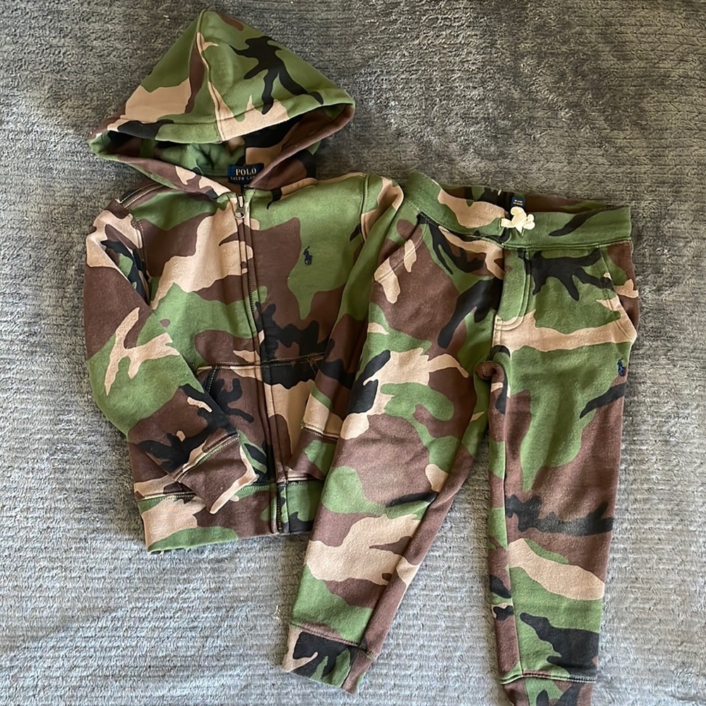 Camo Ralph Lauren jogger set